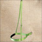 NEW LIME HILASON WESTERN TACK 1 INCH 2 PLY NYLON HORSE NOSEBAND