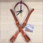CY9004 REGULAR OIL CIRCLE Y SINGLE PLY PLAIN LEATHER HORSE FLANK CINCH GIRTH