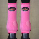 SMALL HILASON PINK HORSE FRONT LEG PROTECTION ULTIMATE  SPORTS BOOT PAIR