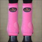 SMALL HILASON PINK HORSE FRONT LEG PROTECTION ULTIMATE  SPORTS BOOT PAIR