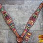 HILASON WESTERN LEATHER HORSE TACK BRIDLE HEADSTALL BREAST COLLAR AZTEC