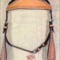 HILASON WESTERN LEATHER HORSE BRIDLE HEADSTALL TAN W/ STUDS