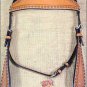 HILASON WESTERN LEATHER HORSE BRIDLE HEADSTALL TAN W/ STUDS