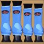 LARGE HILASON BLUE HORSE FRONT REAR LEG PROTECTION ULTIMATE SPORTS BOOT 4 PACK