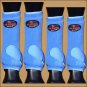 LARGE HILASON BLUE HORSE FRONT REAR LEG PROTECTION ULTIMATE SPORTS BOOT 4 PACK