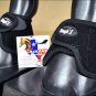 BLACK TOUGH1 LARGE NO TURN QUICK WRAP EXTREME VENTED NEOPRENE HORSE BELL BOOTS