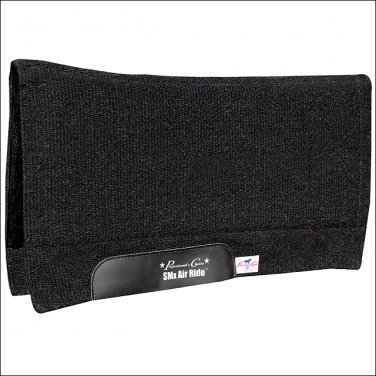 PROFESSIONAL CHOICE COMFORT FIT SMX AIR RIDE HORSE FELT SADDLE PAD BLACK