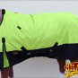 69 in HILASON 1200D RIPSTOP WATERPROOF TURNOUT HORSE WINTER SHEET LIME GREEN