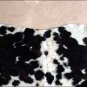 SE172F HILASON HAIR ON LEATHER ARGENTINA COWHIDE SKIN RUG CARPET EXOTIC TRICOLOR