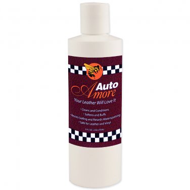 BEE NATURAL LEATHER VINYL CARE FIBER CLEANER AUTO AMORE 8OZ