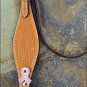 HILASON WESTERN LEATHER HORSE HEADSTALL W/ BREAST CANCER CONCHO