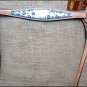 HILASON WESTERN LEATHER HORSE BREAST COLLAR HAND PAINT CHEETAH BLUE WHITE