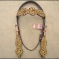 HILASON WESTERN LEATHER BRIDLE HEADSTALL BREAST COLLAR CHEETAH LEOPARD PRINT