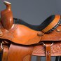 OS065BG 16" HILASON BIG KING WESTERN WADE RANCH ROPING COWBOY LEATHER SADDLE
