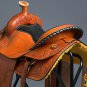 OS065BG 16" HILASON BIG KING WESTERN WADE RANCH ROPING COWBOY LEATHER SADDLE