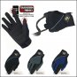 HERITAGE COMPETITION HORSE RIDING GLOVE LYCRA NYLON LEATHER