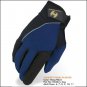 HERITAGE COMPETITION HORSE RIDING GLOVE LYCRA NYLON LEATHER