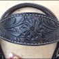 HILASON WESTERN LEATHER HORSE BRIDLE HEADSTALL BLACK HAND CARVED