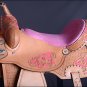 BH135-F HILASON WESTERN LEATHER BARREL RACING TRAIL PLEASURE RIDING SADDLE 16"
