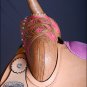BH135-F HILASON WESTERN LEATHER BARREL RACING TRAIL PLEASURE RIDING SADDLE 16"