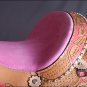 BH135-F HILASON WESTERN LEATHER BARREL RACING TRAIL PLEASURE RIDING SADDLE 16"