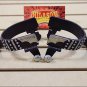 HILASON ANTIQUE BROWN LADIES SPURS STAINLESS STEEL DOTS CHAP GUARD