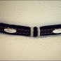 JUSTIN BRANDS BLACK FLORAL EMBOSSED AND STUDDED COWBOY HATBAND