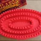 HILASON HORSE TACK SOFT RUBBER JUNIOR CURRY COMB RED