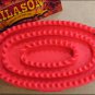 HILASON HORSE TACK SOFT RUBBER JUNIOR CURRY COMB RED
