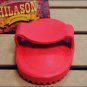 HILASON HORSE TACK SOFT RUBBER JUNIOR CURRY COMB RED