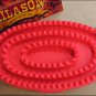 HILASON HORSE TACK SOFT RUBBER JUNIOR CURRY COMB RED