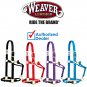 WEAVER HORSE ADJUSTABLE HYBRID HALTER TRAINING BLACK / BLUE / PURPLE / RED