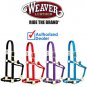 WEAVER HORSE ADJUSTABLE HYBRID HALTER TRAINING BLACK / BLUE / PURPLE / RED