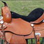 TO107-F HILASON TREELESS WESTERN LEATHER TRAIL PLEASURE HORSE RIDING SADDLE 15"