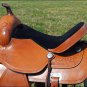 TO107-F HILASON TREELESS WESTERN LEATHER TRAIL PLEASURE HORSE RIDING SADDLE 15"