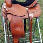 TO107-F HILASON TREELESS WESTERN LEATHER TRAIL PLEASURE HORSE RIDING SADDLE 15"