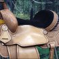 BH087-F HILASON WESTERN LEATHER BARREL RACING TRAIL PLEASURE RIDING SADDLE 15"