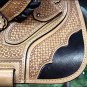 BH087-F HILASON WESTERN LEATHER BARREL RACING TRAIL PLEASURE RIDING SADDLE 15"