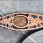 V1 HILASON WESTERN LEATHER HORSE HEADSTALL BRIDLE BREAST COLLAR TAN BLACK