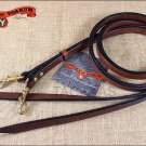 CIRCLE Y GOLDEN HARNESS TACK HORSE SPLIT REIN WITH BRASS SNAP