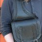 BG107BKSHL-F HILASON WESTERN LEATHER SADDLE SHOULDER BAG
