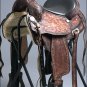 TT102RO 16" HILASON WESTERN FLEX TREE ENDURANCE TRAIL RIDING HORSE SADDLE