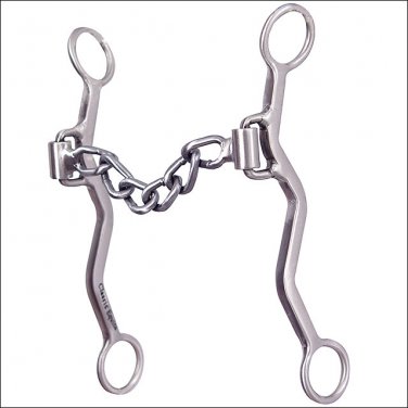 CLASSIC EQUINE RICKEY GREEN COLLECTION CHAIN MOUTHPIECE HORSE BIT