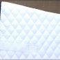 WHITE PROFESSIONAL CHOICE HORSE CRYSTEL BORDER QUILTED DRESSAGE SADDLE PAD