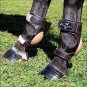PROFESSIONALS CHOICE LEATHER SKID HORSE REINING ROPING LEG BOOTS PAIRS