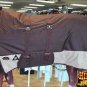 84" HILASON 1200D WINTER WATERPROOF POLY HORSE BLANKET WITH BELLY WRAP BROWN