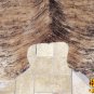 H150F HILASON HAIR ON LEATHER BRAZILIAN COWHIDE SKIN RUG CARPET EXOTIC TRI COLOR