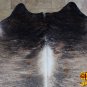 H149F HILASON HAIR ON LEATHER BRAZILIAN COWHIDE SKIN RUG CARPET EXOTIC TRI COLOR
