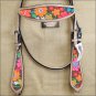HILASON WESTERN LEATHER HORSE BRIDLE HEADSTALL TAN W/ FLORAL INLAY