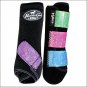 MED PROFESSIONAL CHOICE SPORTS MEDICINE HORSE BOOTS VENTECH BLACK GLITTER 4 PACK